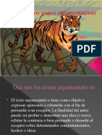 Los Textos Argumentativos