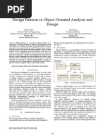 Design Patterns in Object Oriented Analysis and Design: B. Description