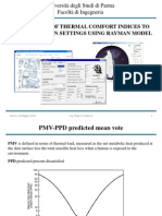 Application of Thermal Comfort Indices To Outdoor Urban Settings Using Rayman Model