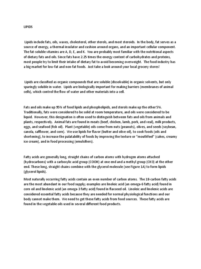 Experiment No. 9 - Fats and Oil Activity No. | PDF | Fatty Acid | Fat