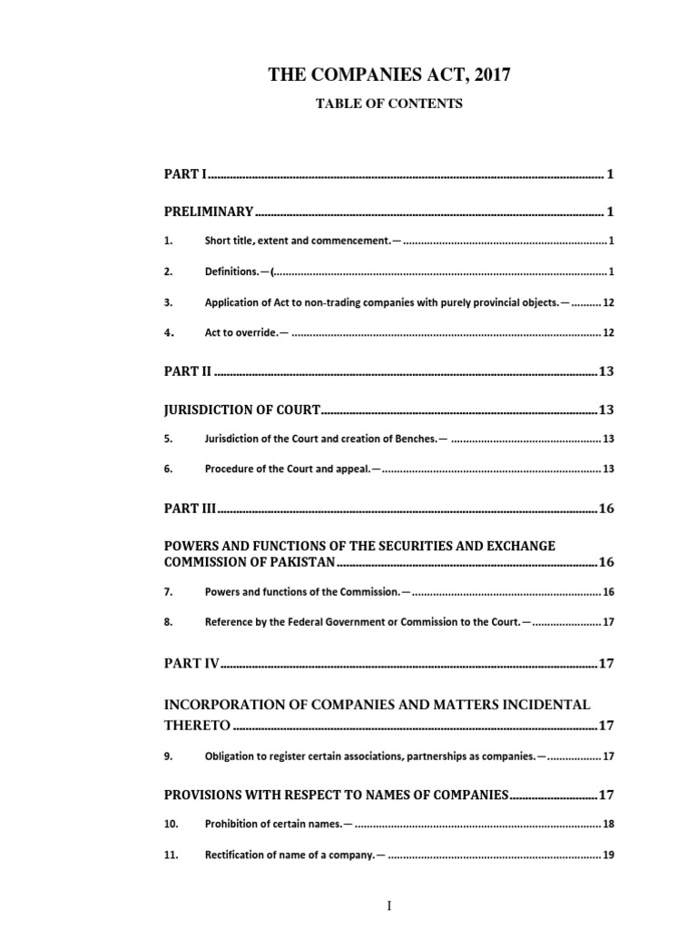The Company Act 2017 Updated 18.8.2022 PDF Liquidation Corporations