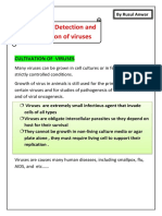 Cultivation, Detection and Quantitation of Virusesكاملة