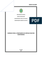 Normas para A Prestação Do Serviço Militar Temporário - Port 407-Dgp N PRST SV TMPR Eb30-N-30.009-1