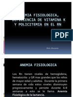 Anemia Fisiologica y Policitemia