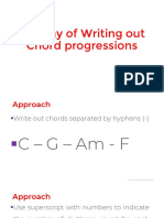 My Way of Writing Out Chord Progressions