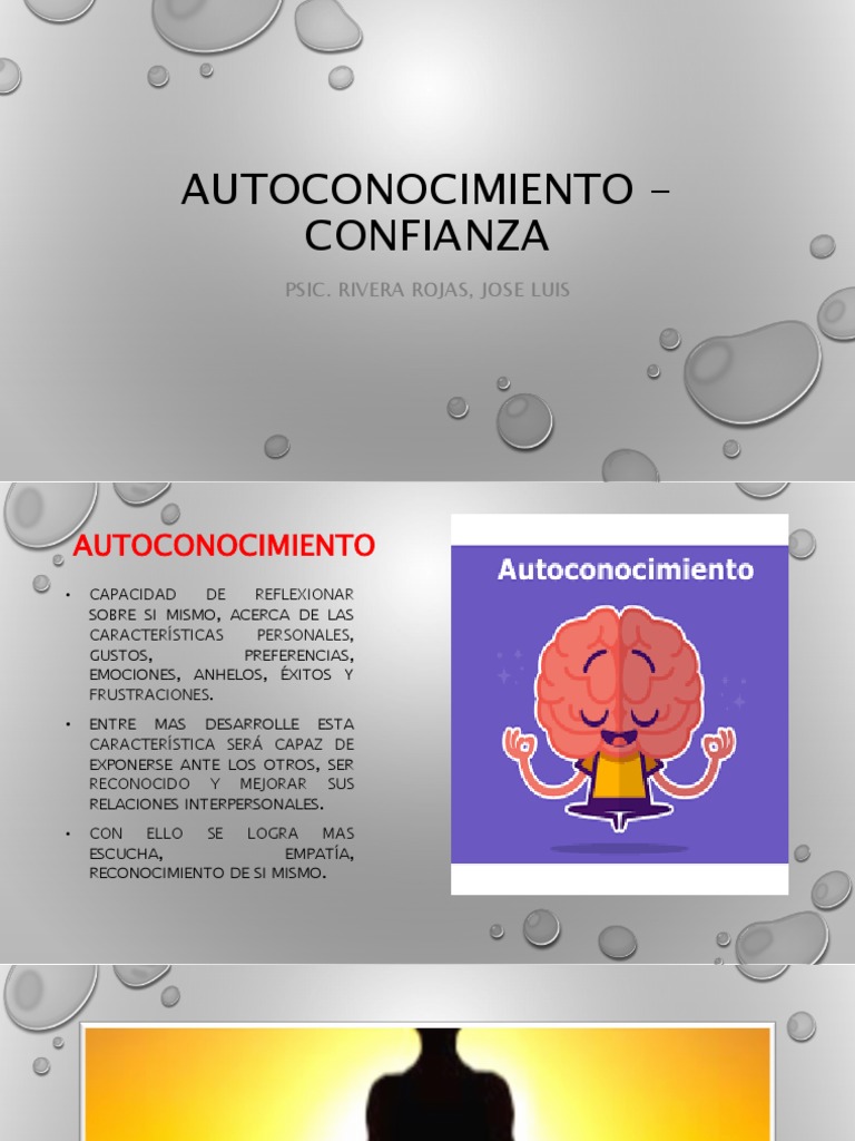 Autoconocimiento - Confianza | PDF | Autoestima | Sicología