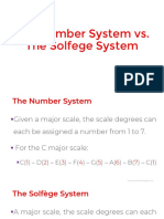 The Number System vs. The Solfege System