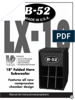 B 52 lx18v2 Manual de Usuario