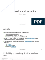 Week 5 Lecture - Luck and Social Mobility