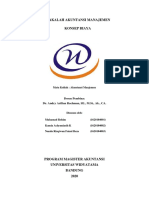 Makalah Akuntansi Manajemen Konsep Biaya Kelas H Kelompok I PDF