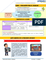 Tercero Grado - Educación para El Trabajo: Seleccionamos Una Alternativa de Solución y Diseñamos Nuestro Prototipo