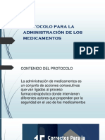 Protocolo para La Administracion de Medicamentos