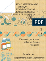 Fármacos que actúan sobre los ácidos nucleicos: agentes intercalantes, alquilantes, cortadores de cadenas y modificadores de estructura terciaria