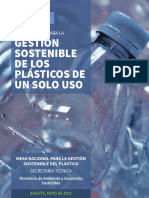 Plan Nacional Para La Gestión Sostenible de Los Plásticos