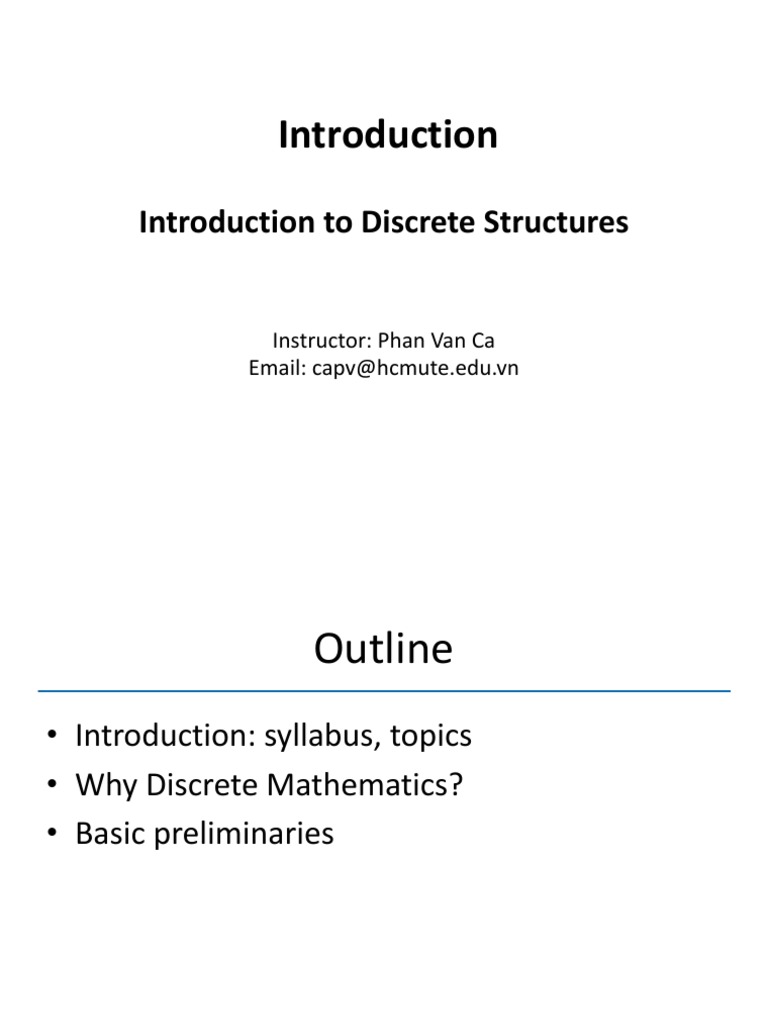 Introduction to discrete structures pdf discrete mathematics
