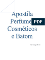 Benefícios e receitas de produtos de perfumaria