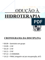 Introdução à Hidroterapia: Princípios e Propriedades Físicas da Água