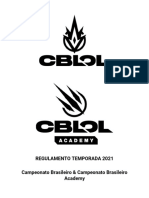 Regulamento CB e CB Academy 2021