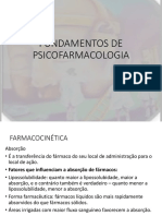 Fundamentos de Psicofarmacologia: Vias de Administração e Classes de Psicofármacos