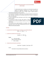 Formulas y Ejemplos Explicativos para El Calculo de Intereses