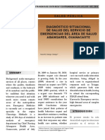 Diagnóstico situacional de salud del servicio de emergencias del Área de Salud Abangares, Guanacaste