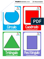 Tarjetas Formas Geometricas