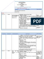 Weekly Home Learning Plan For Departmental Teacher: Learning Area Learning Competency Learning Tasks Mode of Delivery