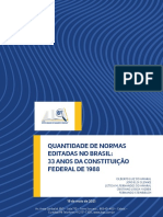 Estudo - Quantidade de Normas Editadas No Brasil