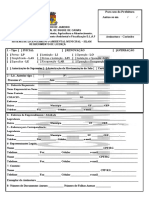 Requerimento de licença ambiental municipal