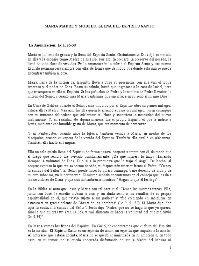 Maria Madre y Modelo | PDF | María, madre de Jesús | Fe