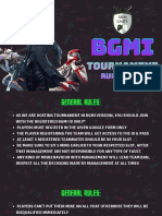 BGMI Tournament Rule-Book: Join for Free RP & Cash Prizes