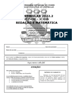 Vestibular UECE 2022.2: Redação e Matemática