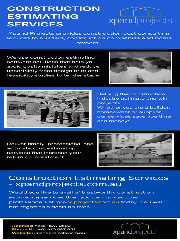 Construction Cost Estimating Services | PDF | Business | Law