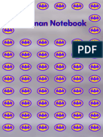 Batman Cornell Notes Notebook