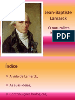 Lamarck: teórico evolução