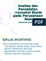 Analisa Dan Pencatatan Transaksi Bisnis Persh Jasa