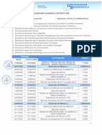 Calendario Académico Maestría