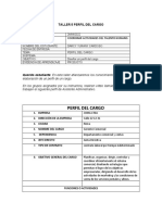 Taller 5 Perfil Del Cargo Gerente Comercial