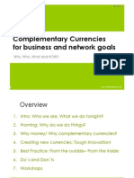 Complementary Currencies For Business and Network Goals - Igor and Leander