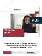 Tic Exchange Server2013 Preparatorio Certificacion Mcse Examen70341