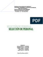 Selección Personal Proyectos Ingeniería