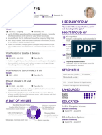 Recreating Business Insiders CV of Marissa Mayer