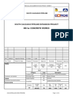 Method Statement For CONCRETE WORKS