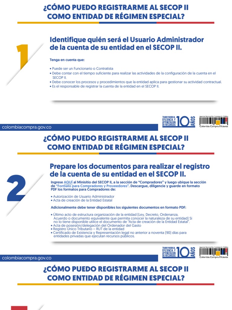 Guía paso a paso para registrar una entidad de régimen especial en el ...