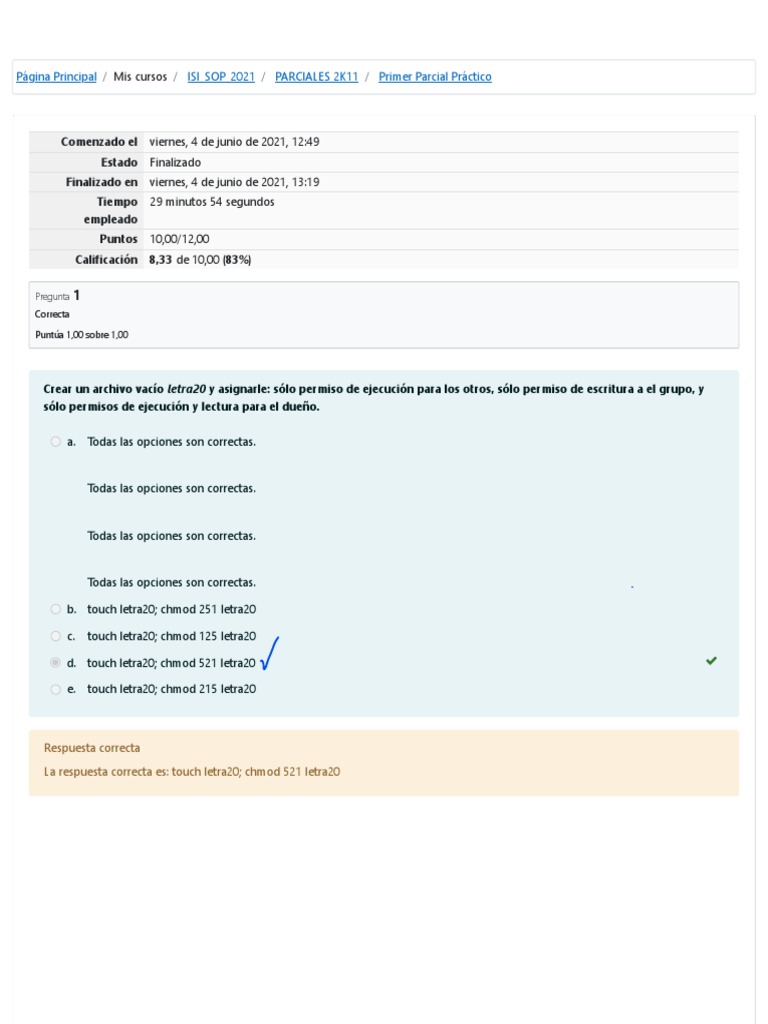 Ejercicios de Comandos y Permisos en Linux | PDF | Informática ...