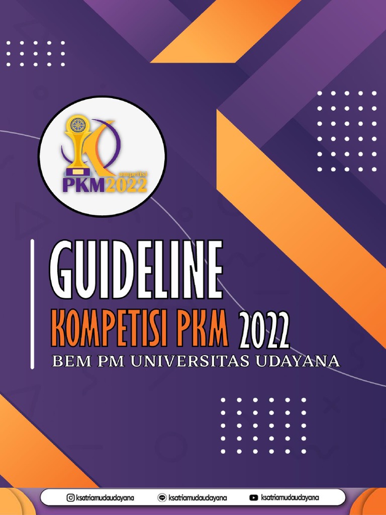Panduan Kompetisi PKM 2022 Udayana | PDF | Komputer