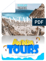 Antalya Tours For Agency
