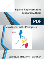 Philippine Representative Text and Authors