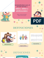 Recomendaciones para El Servicio Forense A Niños, Niñas y Adolescentes