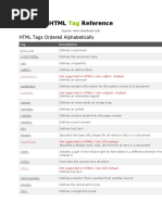 HTML Tags